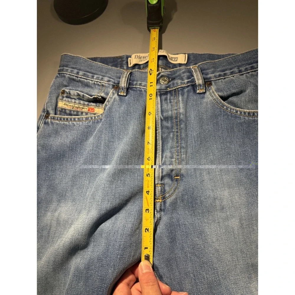 Vintage Diesel Industry Jeans RR55 Straight Legs 32x30 Made In Italy Button Fly